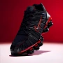 Nike Shox TL Мъжки Маратонки С Кутия👟Мъжки Спортни Обувки Черно и Червено Код S411, снимка 2
