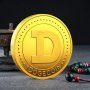 Dogecoin - позлатена колекционерска монета, снимка 2