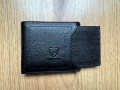 J. Wilson мъжки портфейл портмоне естествена кожа плюс подарък кейс за документи и карти внос Англия, снимка 12