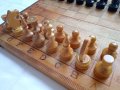 Шах с дървени фигури в дървена кутия за шах и табла , снимка 4