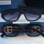 GUCCI с лого 1:1 дамски слънчеви очила елипса 2 цвята овални кръглин, снимка 1