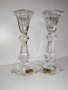 двойка кристални и месингови свещници , снимка 4