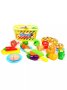 Детски комплект кошница с пица, плодове и зеленчуци за рязане, снимка 1 - Играчки за стая - 43453232
