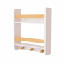 Детска Етажерка, Стенна с Рафтове и Закачалки, Бяла, За Детска Стая TF6931, снимка 3