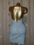 Н&М S Къса рокля от сребрист брокат , снимка 4