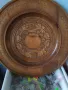 Стара ДЪРВОРЕЗБА Майсторска РЪЧНА РАБОТА Декоративна ДЪРВЕНА ЧИНИЯ Подарък от БСП Бургас За ЮБИЛЕЙ, снимка 8