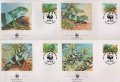 Тонга 1990 - - 4 броя FDC Комплектна серия - WWF, снимка 1 - Филателия - 38618908