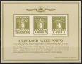 Чисти блокове Колетни марки 1905 Препечатки 1983 от Гренландия, снимка 4