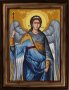 гоблен-икона "АРХАНГЕЛ МИХАИЛ"-Д46; размери/21*30/см.;31 цвята; 37 лв. , снимка 1
