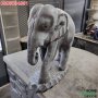 Градинска фигура слонче от бетон, снимка 2