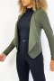 Дамско сако (блейзър) с ревер и джобове с цип, 2цвята - 024, снимка 3