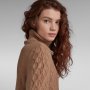 g-star cable turtle knit - страхотен дамски пуловер  КАТО НОВА, снимка 1