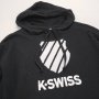 K-SWISS logo hoodie Оригинален Памучен Суичър Като Нов (S), снимка 1 - Суичъри - 38845700