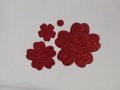 Елементи от гумена хартия EVA цветя 4 бр скрапбук декорация , снимка 8
