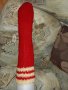 Ръчно плетени дамски чорапи 100% вълна, снимка 1 - Дамски чорапи - 35076776