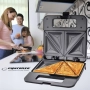 Тостер-сандвич Esperanza Parmigiano, 1000W, триъгълник, 2 ГОДИНИ ГАРАНЦИЯ, снимка 7