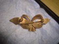 СТАРИННА БРОНЗОВА с ПОЗЛАТА СКЪПОЦЕННА АРТ ДЕКО МАЙСТОРСКА БРОШКА ПАНДЕЛКА РЕТРО БИЖУ 27942, снимка 8