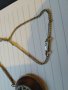 Висулка от соца уникат дървена със сребърни орнаменти и сребърно колие  фи 33мм и дебел. 7мм в кутия, снимка 4