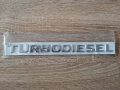 Надпис Mercedes Benz Мерцедес Бенц Turbodiesel, снимка 1