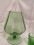 Изумруден акцент - 2 бр. стъклени чаши, снимка 4