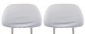 Комплект Калъфки за облегалки за глава на Кола Бус бели и черни 2 броя, снимка 5
