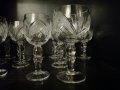 Кристални чаши 12 броя за вино и ракия, снимка 3