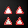 LED авариен триъгълник-лампа 5в1 Соларен, Батерии, USB зареждане., снимка 2
