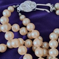 Винтидж перлен гердан, снимка 5 - Антикварни и старинни предмети - 38622158