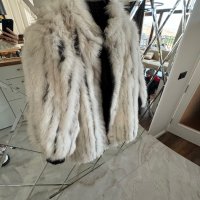 Дамско палто естествен  косъм С-М , снимка 4 - Палта, манта - 43989421