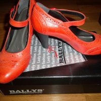  Дамски обувки от естествена кожа с каишка на висок ток , снимка 5 - Дамски обувки на ток - 28446447