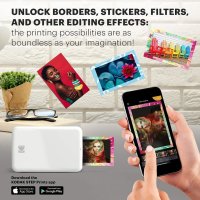 Zink Kodak Step Printer – безжичен фотопринтер за мобилен телефон, снимка 6 - Чанти, стативи, аксесоари - 40428035