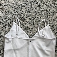 MoHiTo 🔝 Бяло бюстие - боди , с презрамки , S размер , снимка 4 - Корсети, бюстиета, топове - 28649610