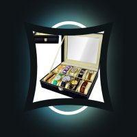 Луксозна кутия за часовници или други бижута с 10 отделения, снимка 2 - Други - 43900960
