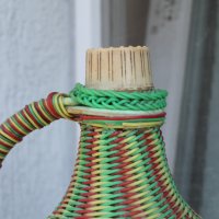 Плетена дамаджана , снимка 4 - Антикварни и старинни предмети - 33514905