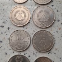 Монети ГДР 8 бр, снимка 2 - Нумизматика и бонистика - 34631841