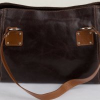 Дамска кожена кафява чанта Lattemiele , снимка 2 - Чанти - 37139662