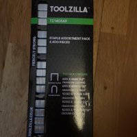 Нов комплект метални скоби за пистолет телбод Toolzilla 4400 броя Различни размери, снимка 7 - Други инструменти - 38694942