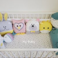 Възглавнички Животинки за бебешко легълце