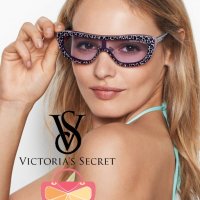 VICTORIA'S SECRET 🍊 Дамски слънчеви очила PURPLE LEOPARD нови с кутия, снимка 1 - Слънчеви и диоптрични очила - 39130406
