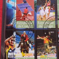 Пощенски марки чиста комплектна серия Олимпиада Лондон 2012г. Пощта Република Конго - 22463, снимка 2 - Филателия - 36663758