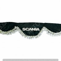 Комплект от 3 части декоративни пердета за Скания Scania , ЧЕРНИ , снимка 4 - Аксесоари и консумативи - 35451731