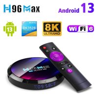 Smart TV Box Android 13 Quad Core Support 8K Video 4K 4GB DD3, 64GB, снимка 3 - Плейъри, домашно кино, прожектори - 43018663