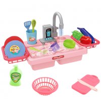 Детска мивка с течаща вода, снимка 1 - Играчки за стая - 38750618