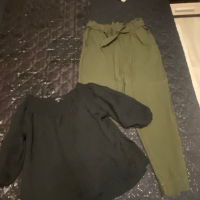 Дамски сет от панталон и блузка, снимка 2 - Панталони - 44855470