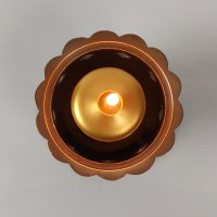 Чашка за свещ от месинг, снимка 5 - Антикварни и старинни предмети - 43896034