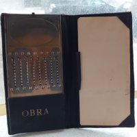 Стар джобен механичен калкулатор Obra, снимка 3 - Антикварни и старинни предмети - 36926701