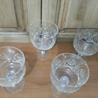 Кристални чаши , снимка 5 - Антикварни и старинни предмети - 36634427