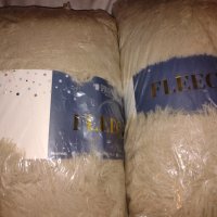 Италианско  одеяло FLEECY Almond 200 см х 220 см бежово, снимка 5 - Олекотени завивки и одеяла - 43733633
