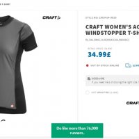Craft Women's Active Extreme Windstopper T-shirt, снимка 7 - Туники - 32560212