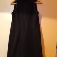 Елегантна черна рокля, без ръкави , снимка 4 - Рокли - 27065402